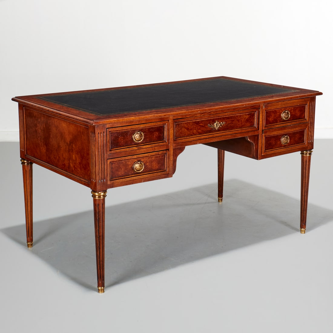 Louis XVI style bureau plat (1 of 6)