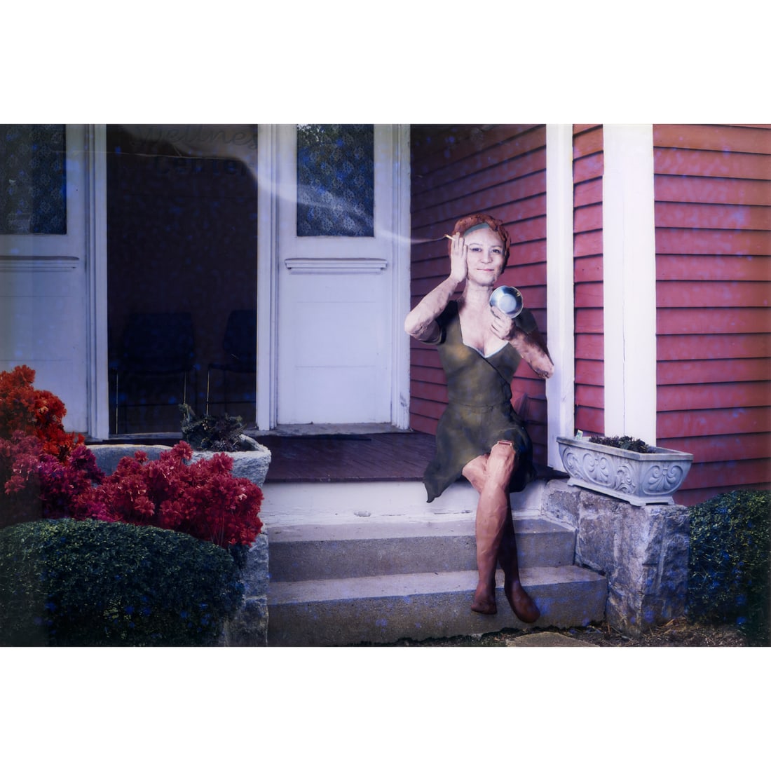 Suellen Parker, Fujiflex print, 2006: Suellen Parker, Fujiflex print, 2006, Suellen Parker (American, b. 1972), "Uplifting Smoke", from the "Incurable" series, facemounted on plexiglass, edition 1/9, signed and numbered on label verso,