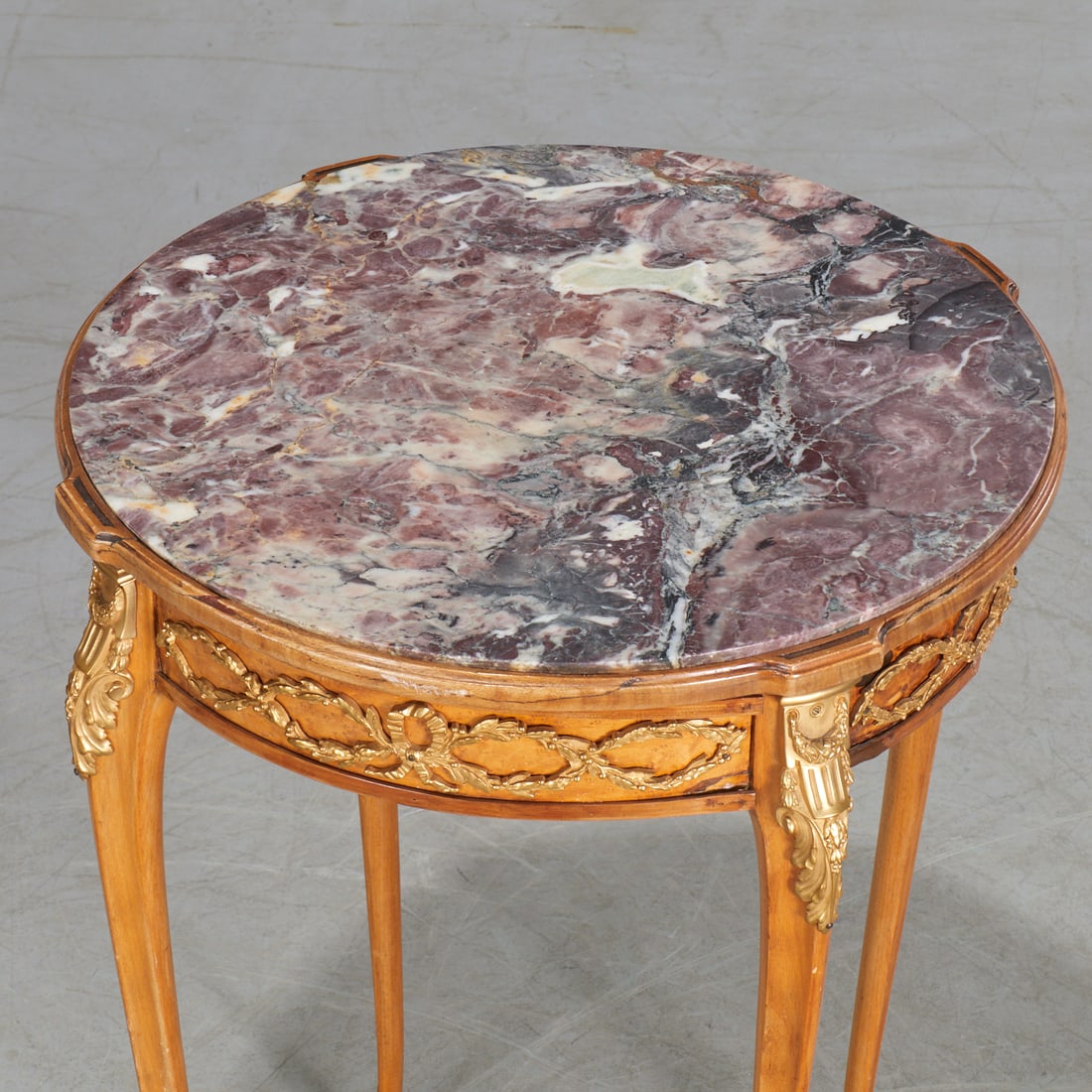 Louis XV style ormolu mounted side table - 2