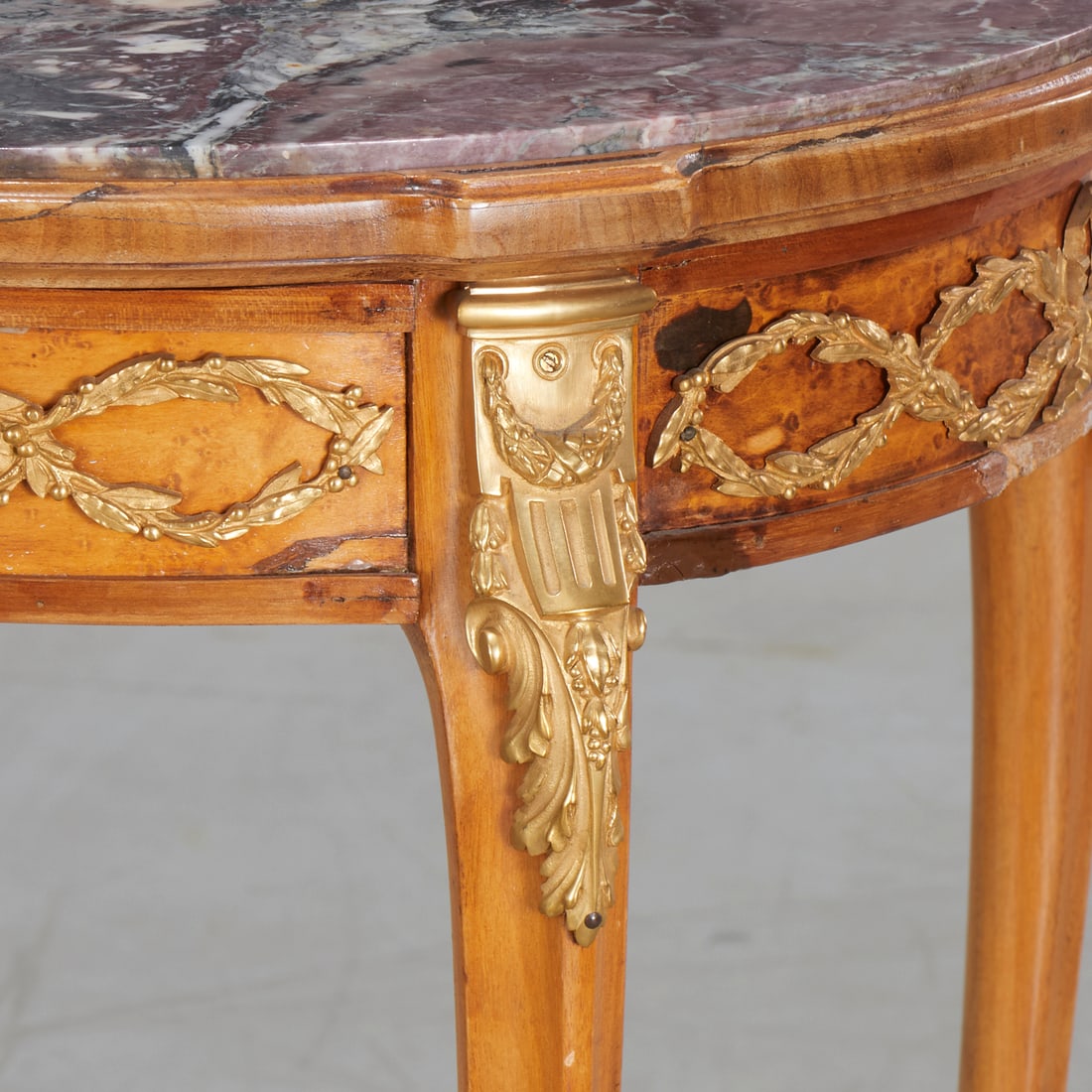 Louis XV style ormolu mounted side table - 3