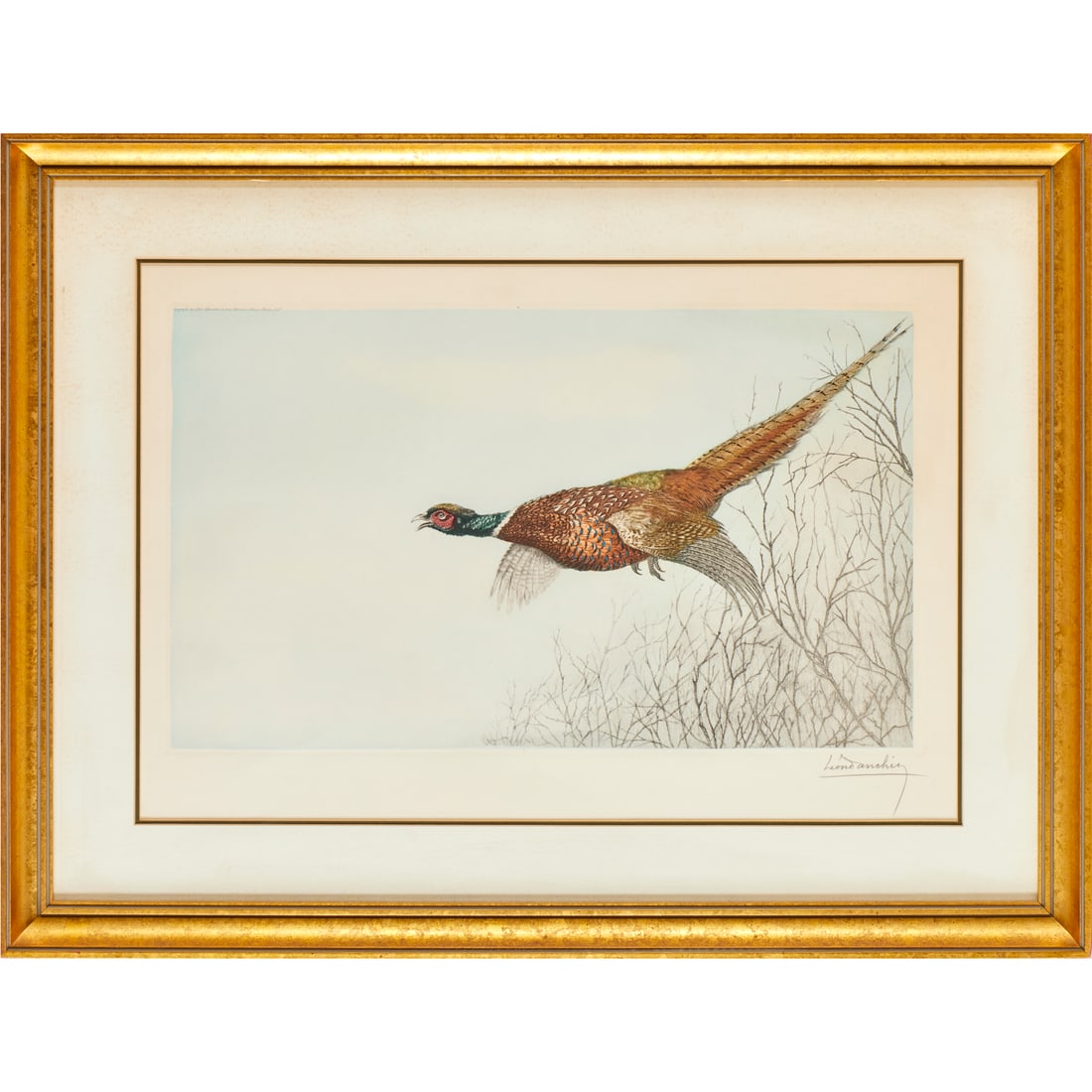 Leon Danchin, signed etching (1 of 6)
