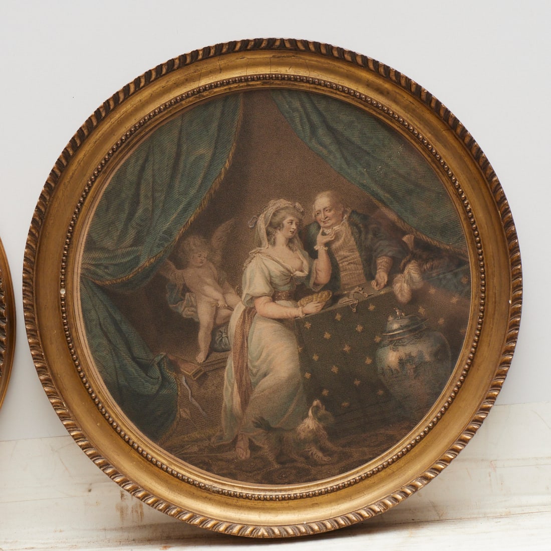 Francesco Bartolozzi, (2) hand-colored engravings - 5