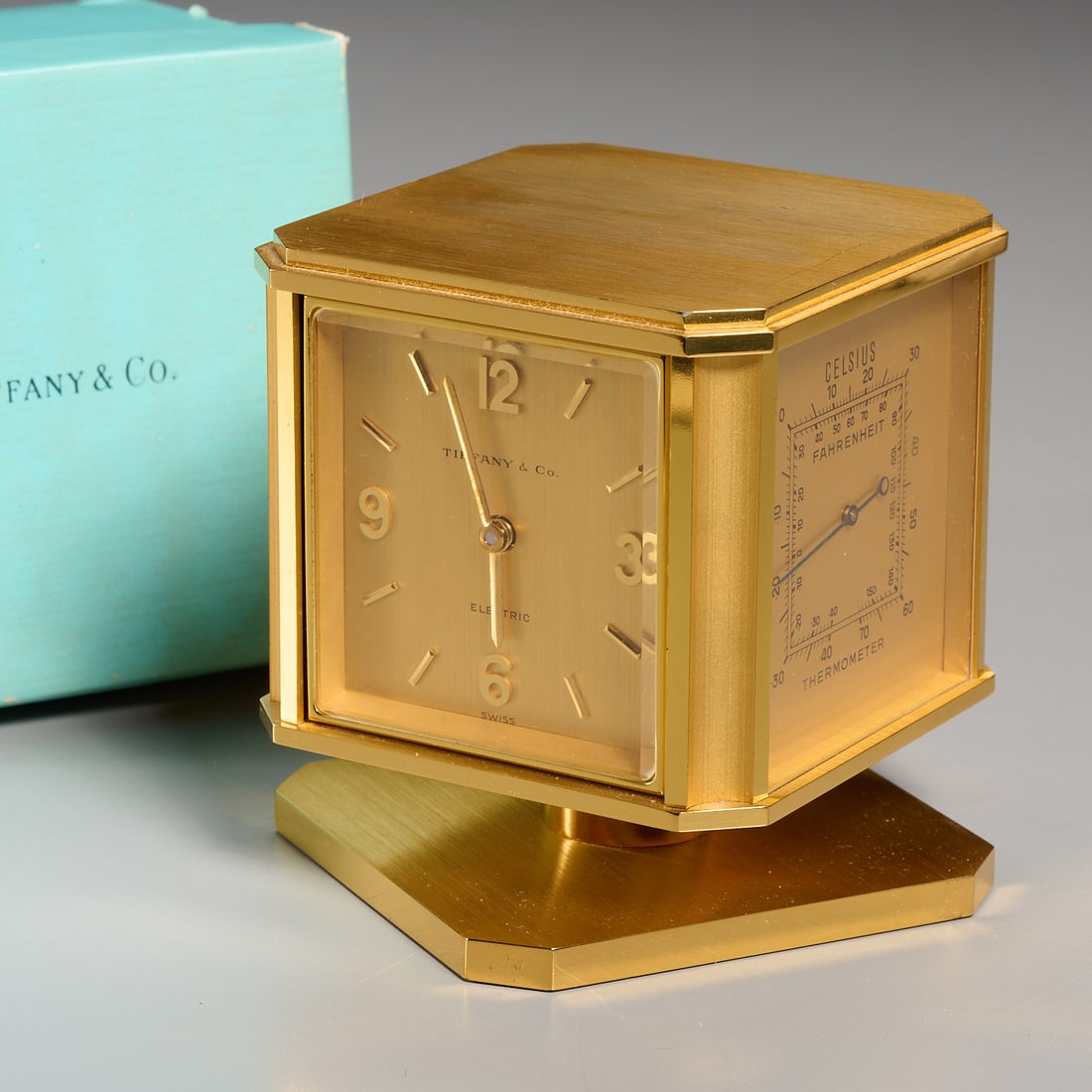 Tiffany & Co., compendium desk clock (1 of 7)