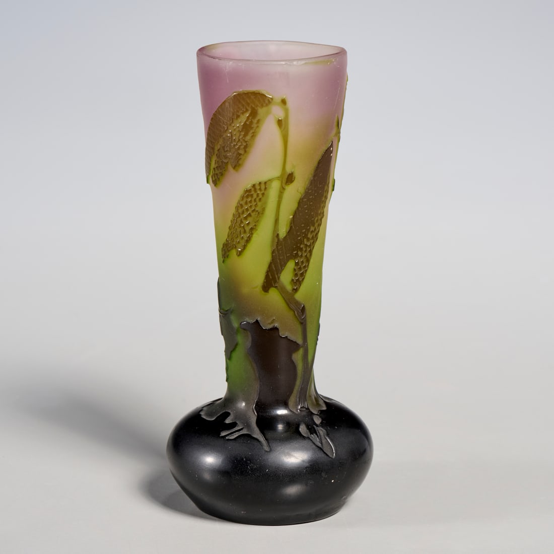 Galle cameo glass cabinet vase (1 of 7)
