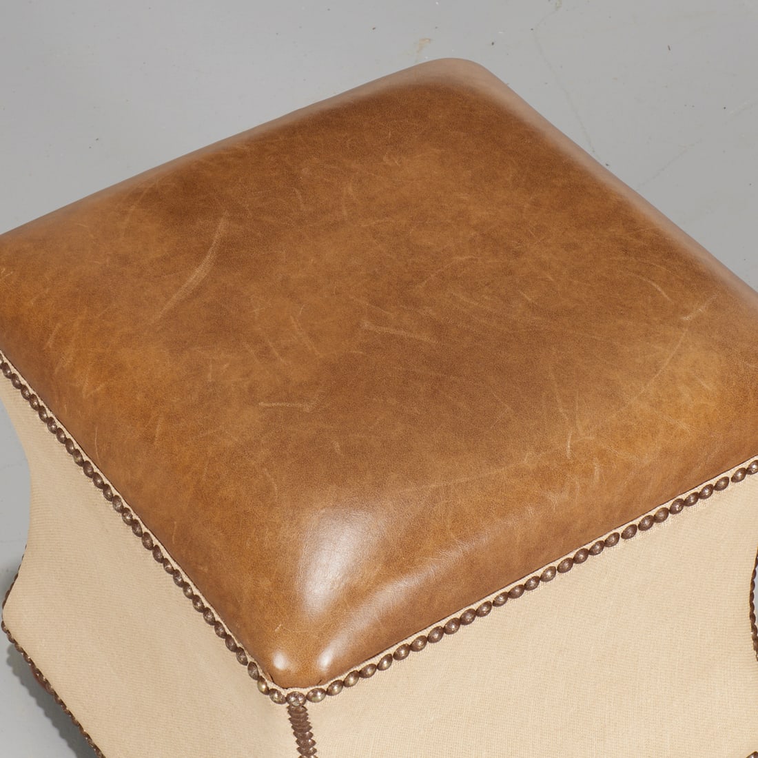 (2) Designer upholstered stools - 2