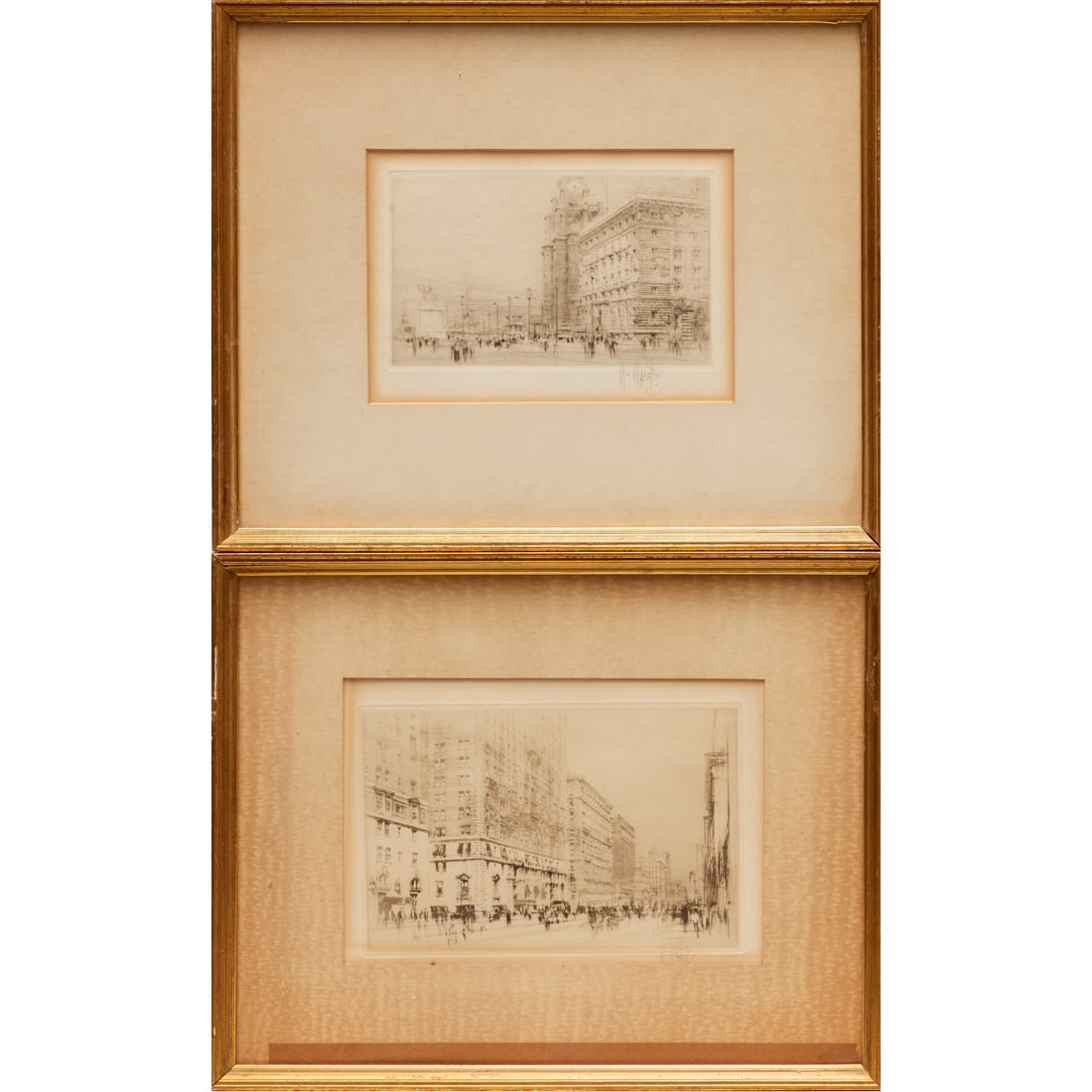 William Walcot, (2) etchings (1 of 6)
