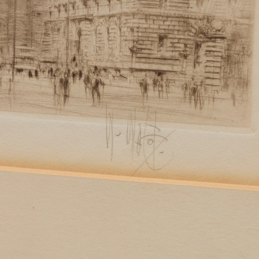 William Walcot, (2) etchings - 4