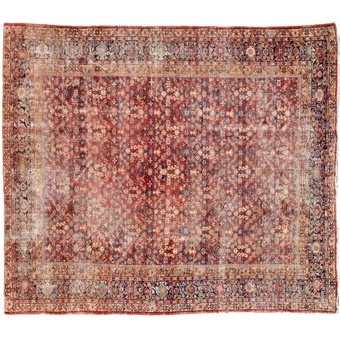 Antique Persian hand knotted rug (1 of 7)