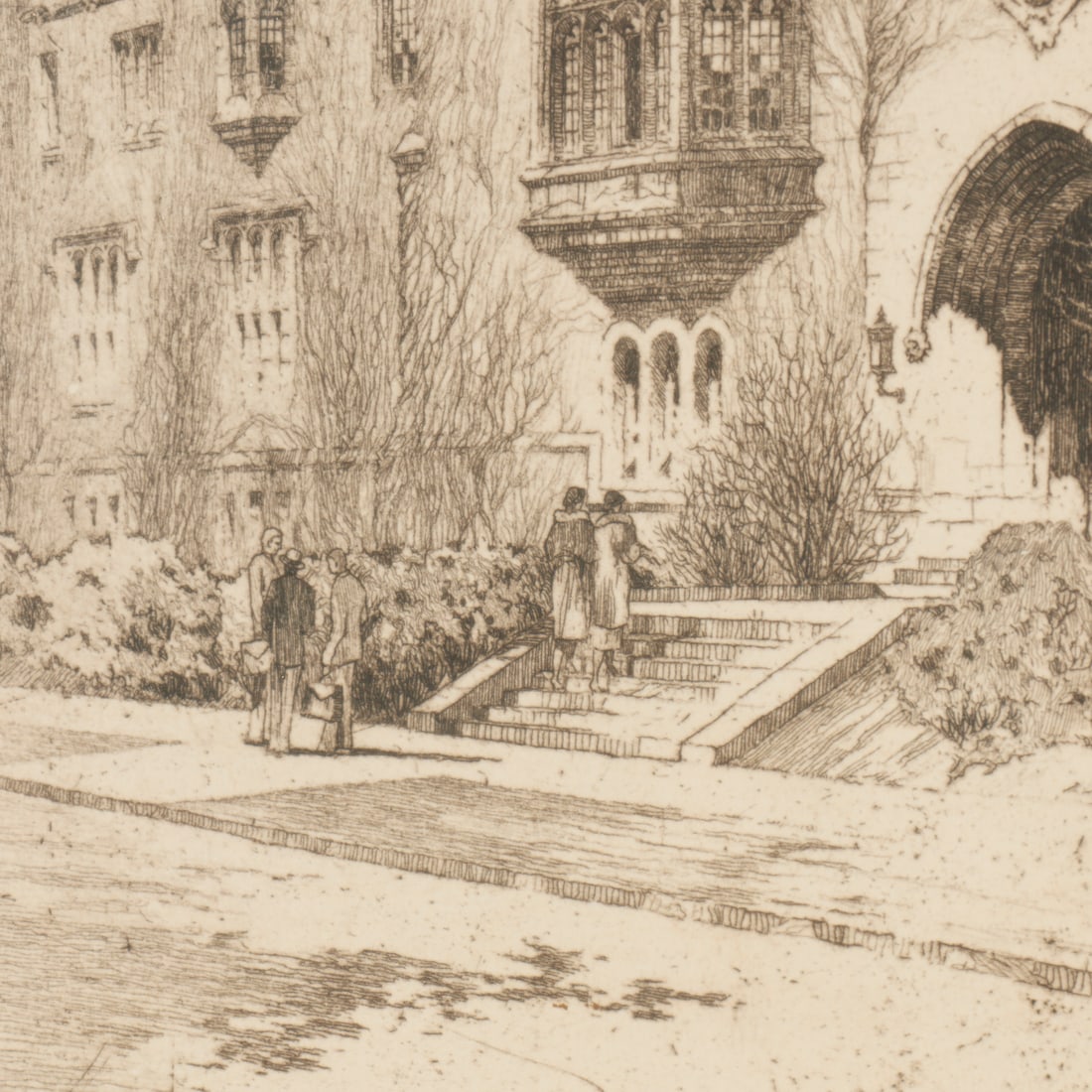 S. Chester Danforth, signed etching - 4