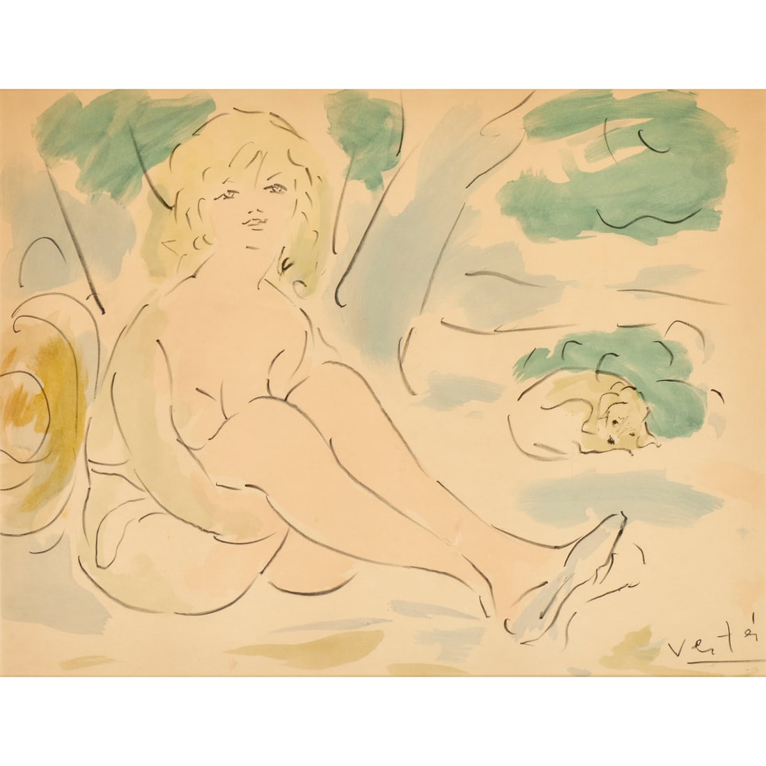 Marcel Vertes, lithograph - 3