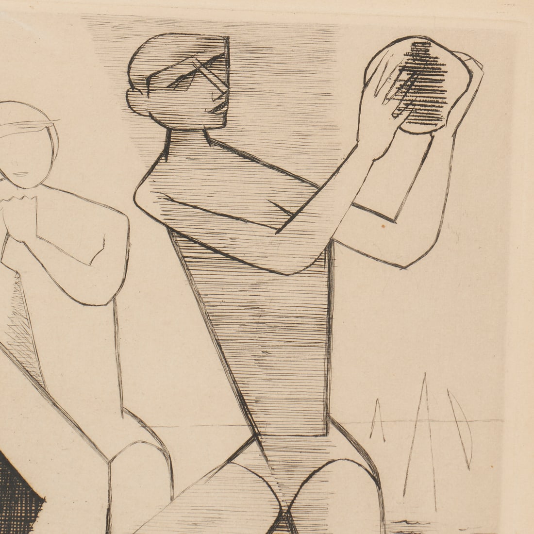 Yves Alix, signed etching - 5