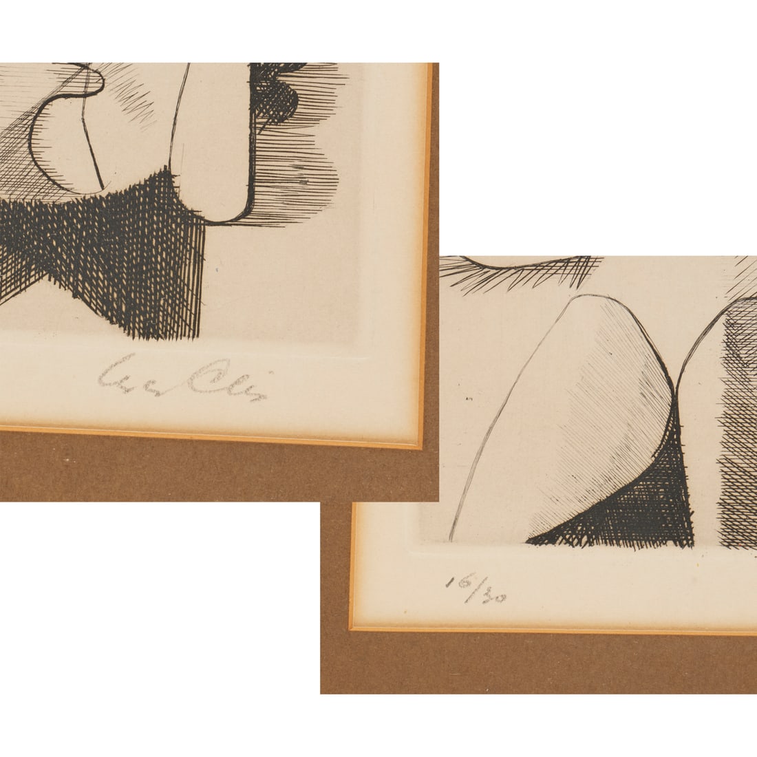 Yves Alix, signed etching - 6