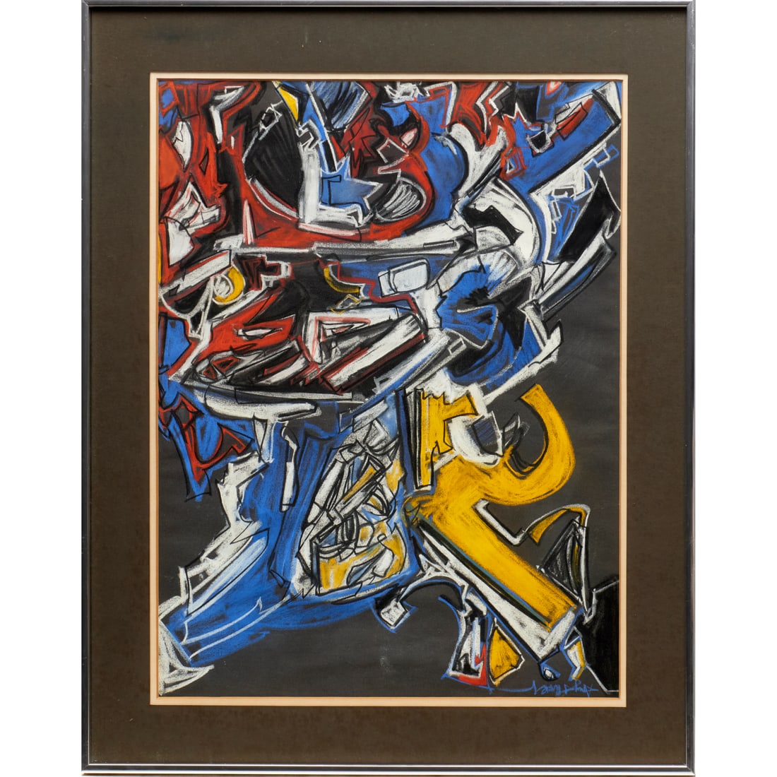 Modern School, pastel on paper (1 of 7)