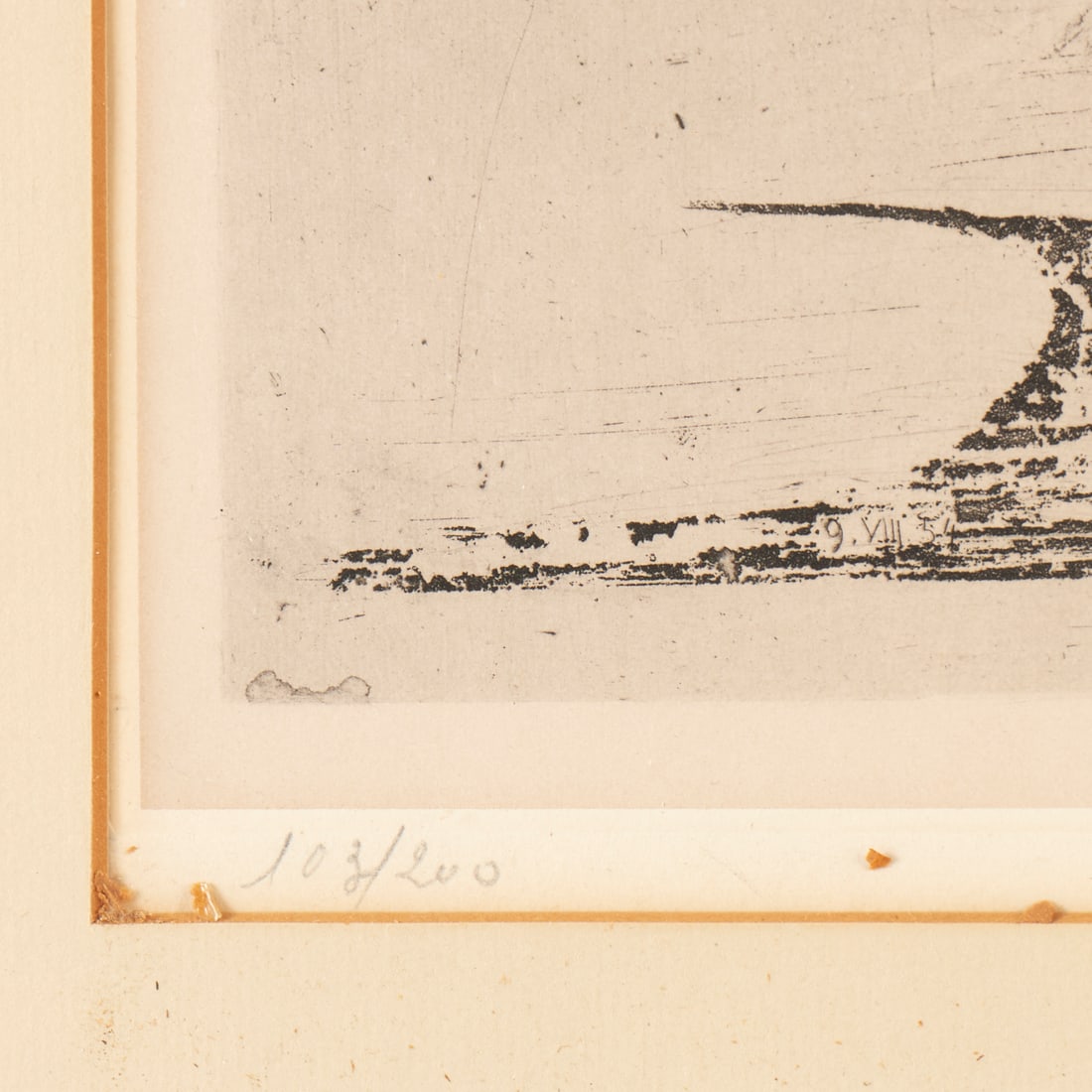 Johnny Friedlander, equestrian etching - 5