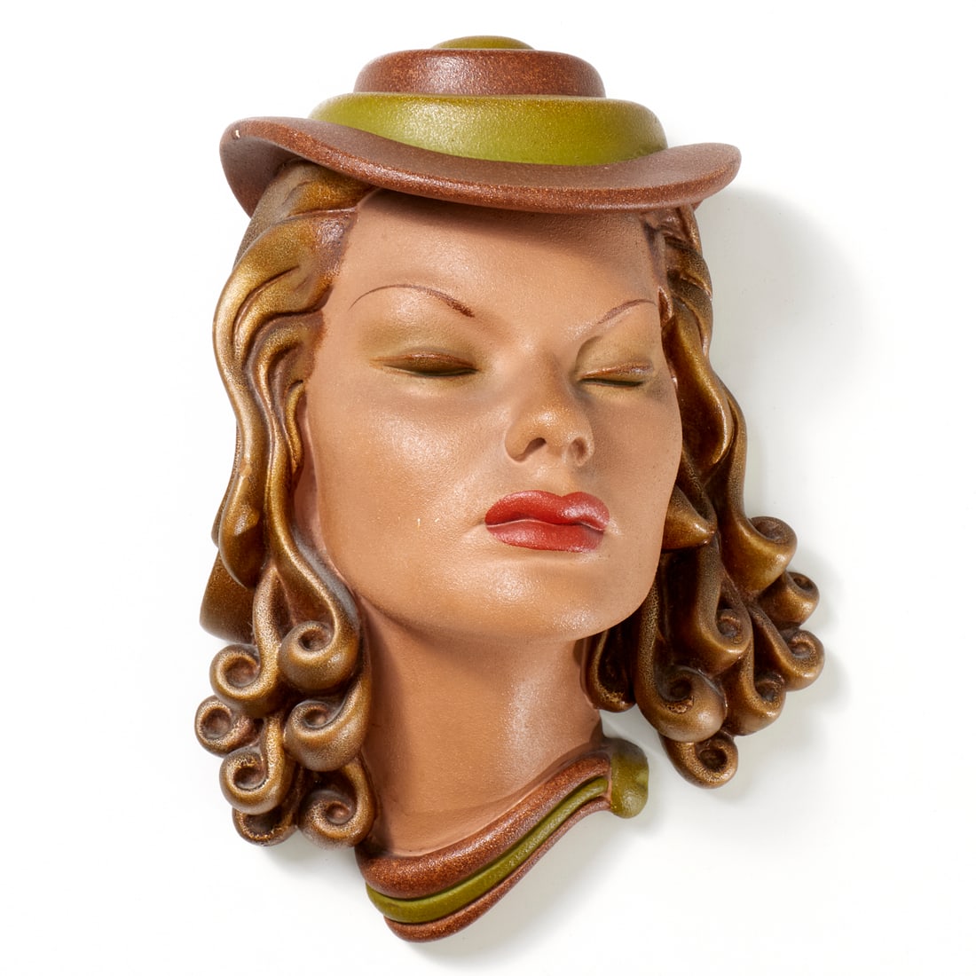Jon Douglas, "Vicky Lester" Art Deco wall mask (1 of 9)