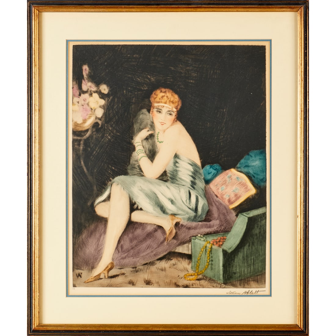 William Albert Ablett, aquatint etching, 1926 (1 of 7)