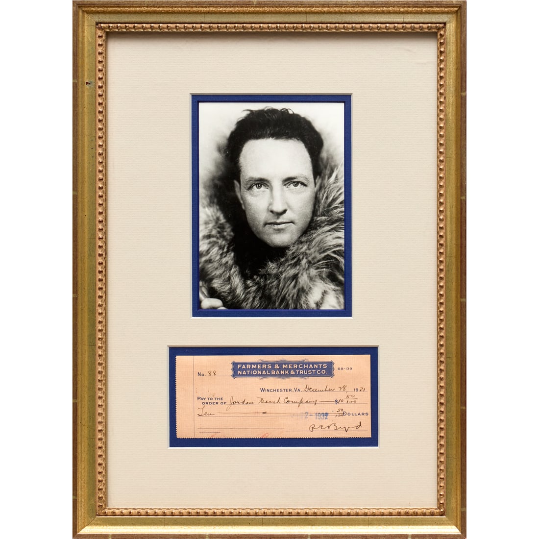 Richard E. Byrd, autograph w/COA (1 of 7)