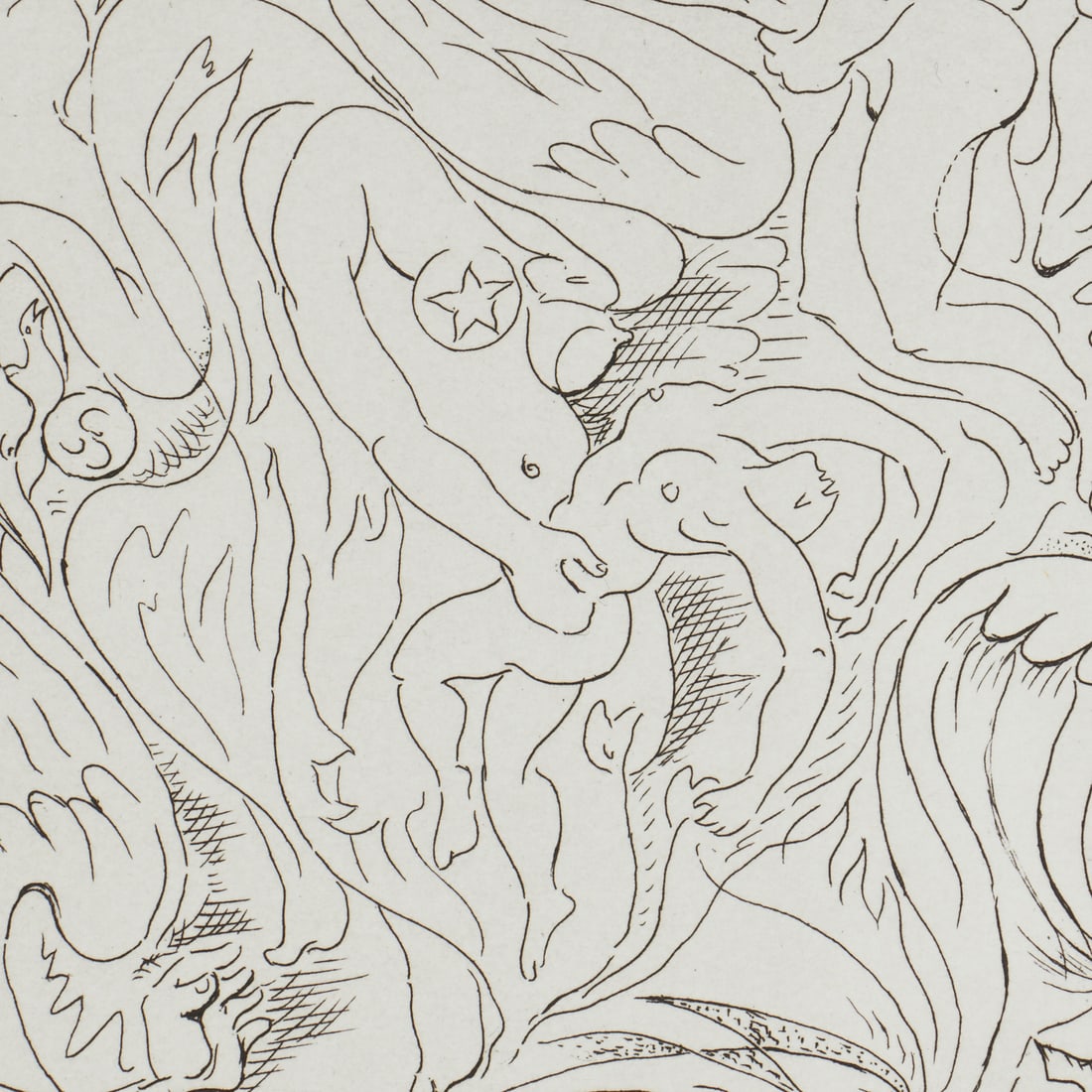 Andre Masson, signed etching - 2