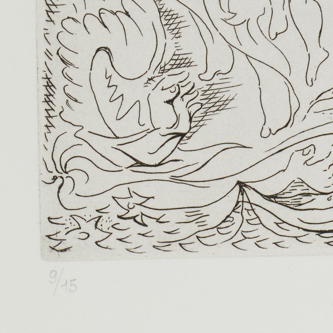 Andre Masson, signed etching - 5