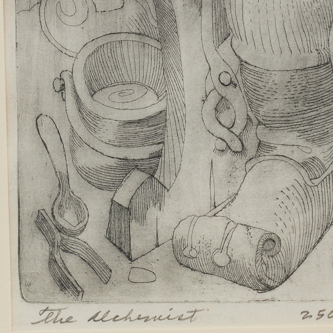 John Hull, signed etching - 4