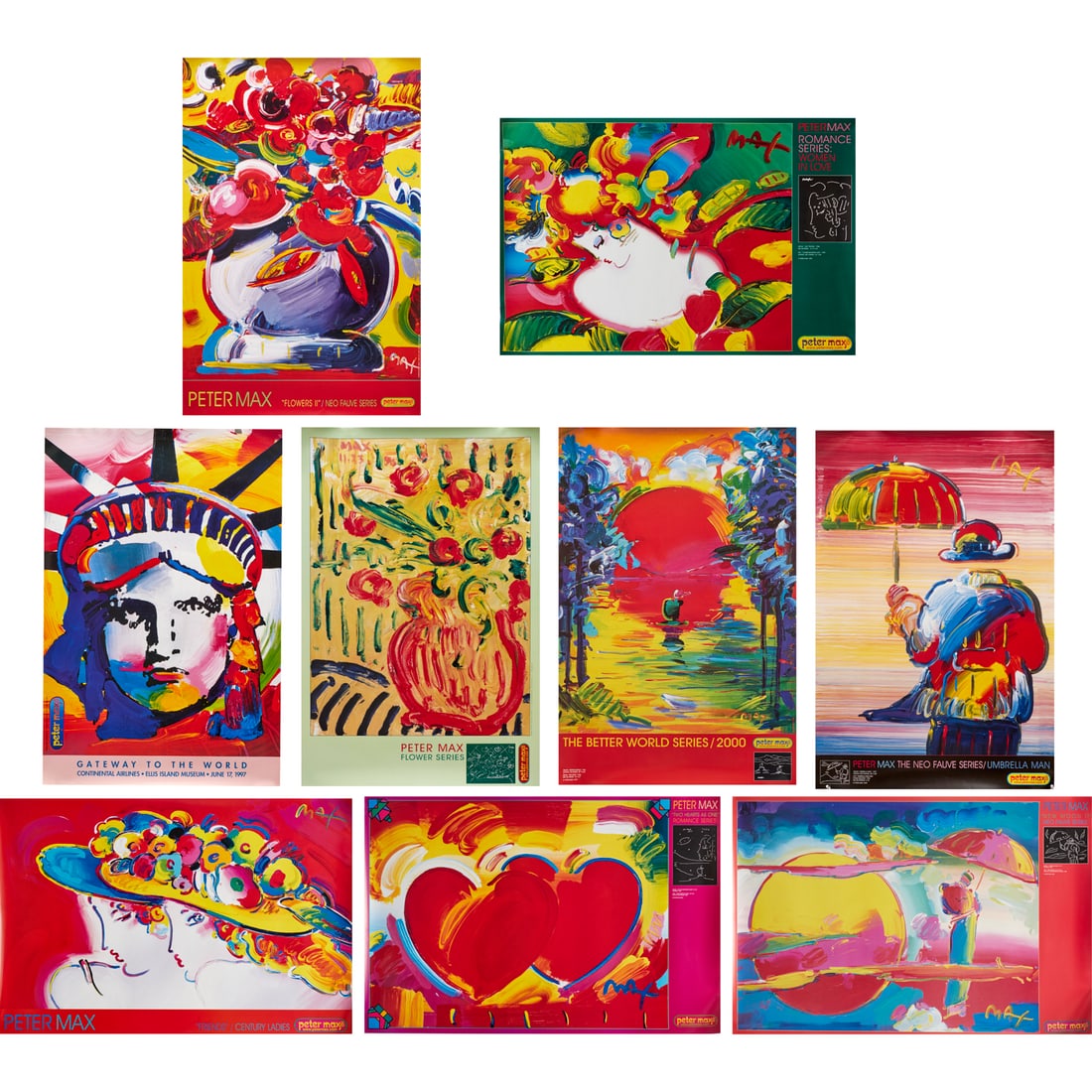 Peter Max, (9) posters (1 of 5)