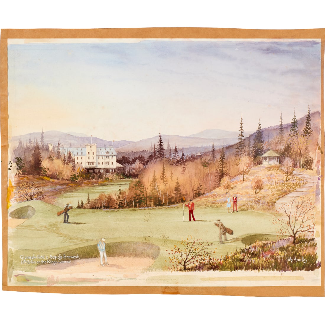 William McAnally, watercolor on paper (1 of 7)