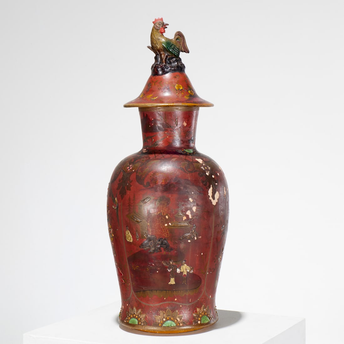 Large Berlin Faience urn and cover (1 of 8)