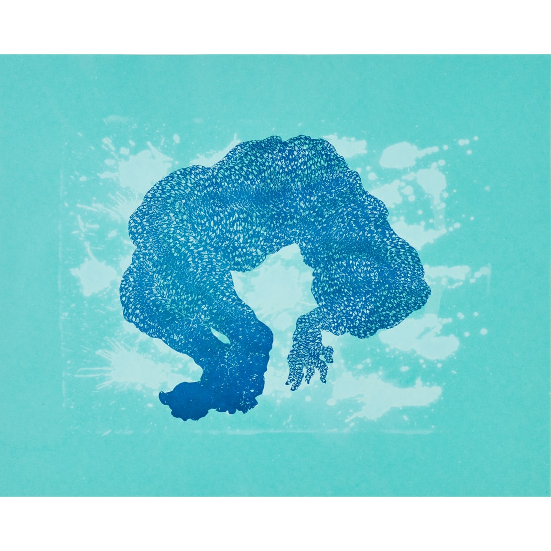 Didier William, letterpress relief print, 2022 (1 of 5)
