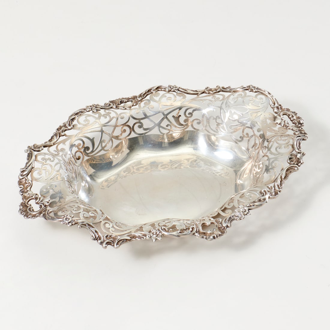 Gorham reticulated sterling silver bowl (1 of 6)