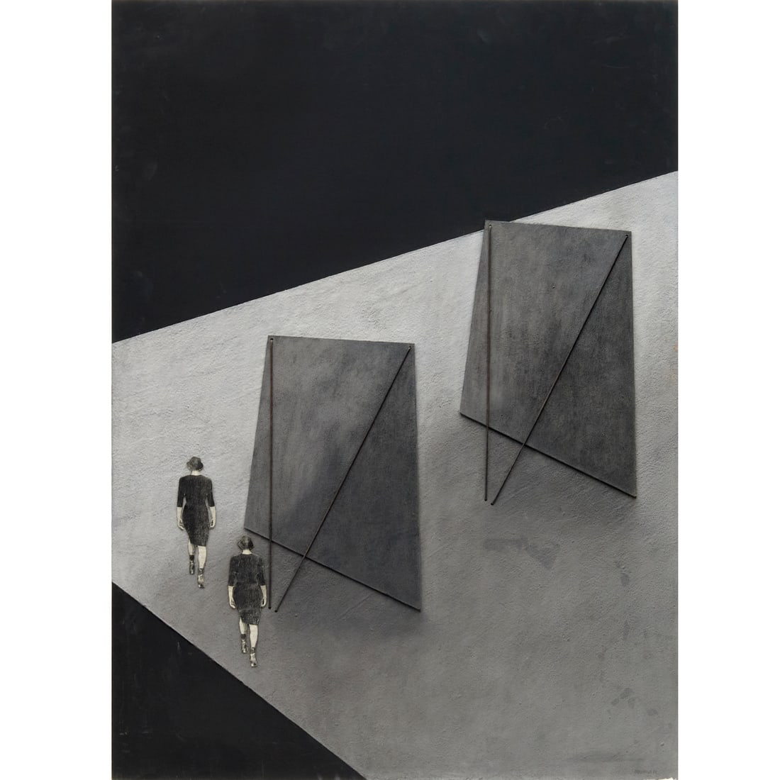 Maria Otamendi, mixed media collage, 1988 (1 of 10)