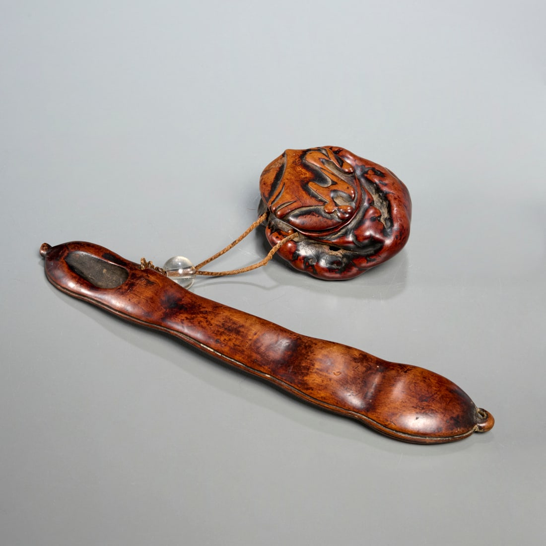 Antique Japanese sagemono, ojime, and netsuke (1 of 5)