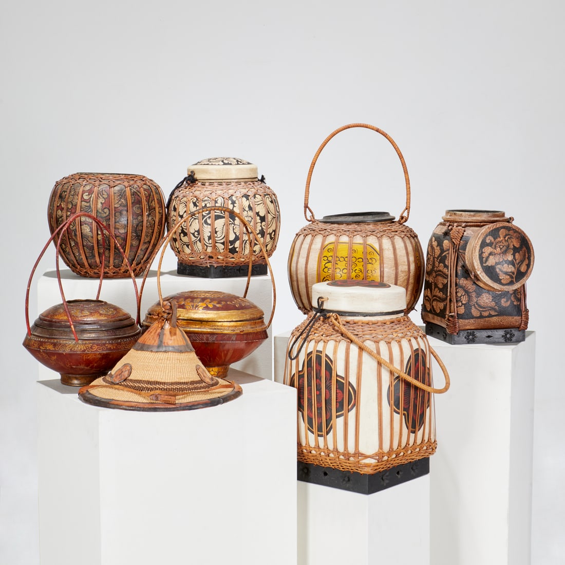 Collection Asian rice baskets (1 of 8)