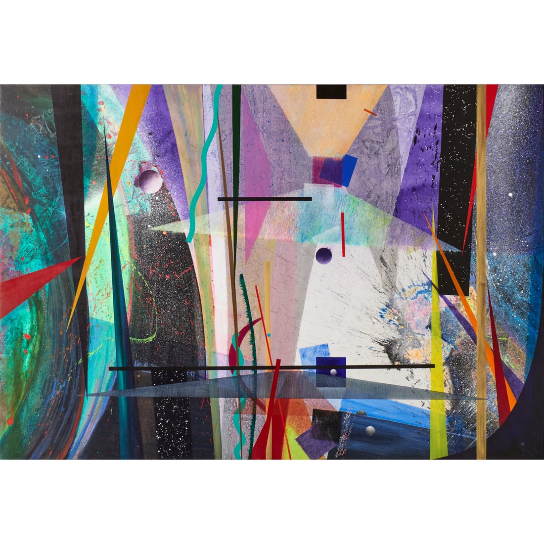 John Eric Broaddus, large acrylic on canvas (1 of 6)