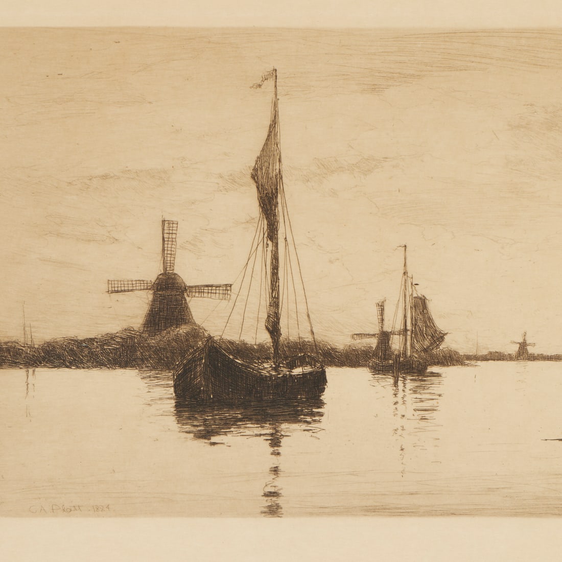 Charles A. Platt, etching - 3