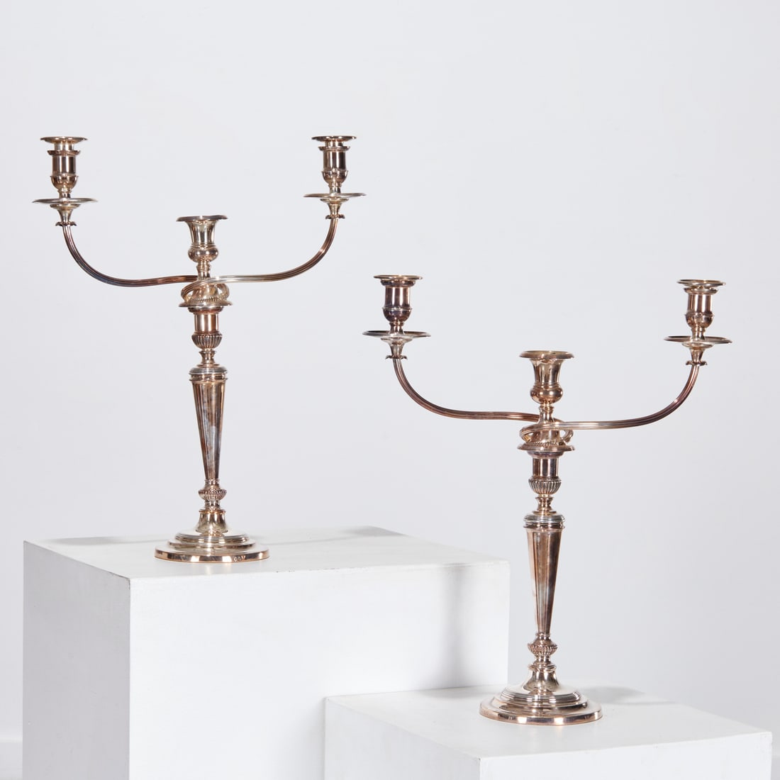 Matthew Boulton, pair candelabra, ex museum (1 of 8)