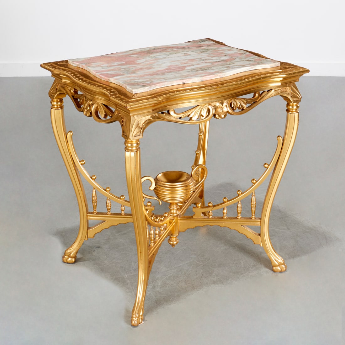 Napoleon III giltwood and marble top table (1 of 7)