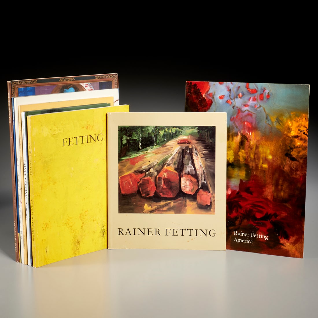 Rainer Fetting, (8) exhib. catalogues, 1 signed (1 of 6)