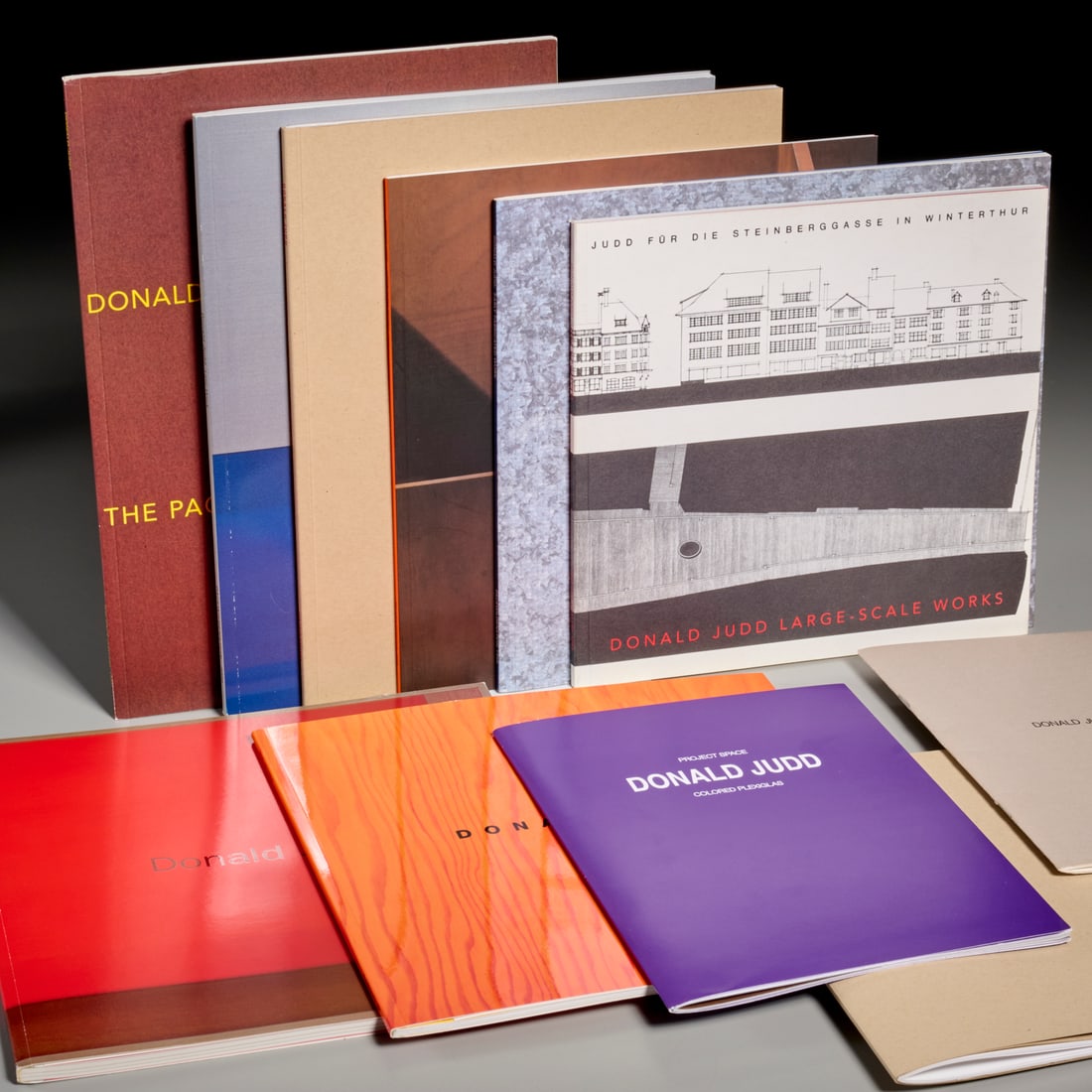 Donald Judd, (11) exhibition catalogues (1 of 4)