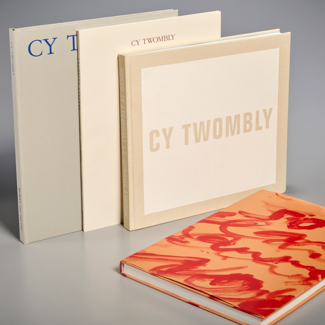 Cy Twombly, (4) exhibition catalogues (1 of 4)