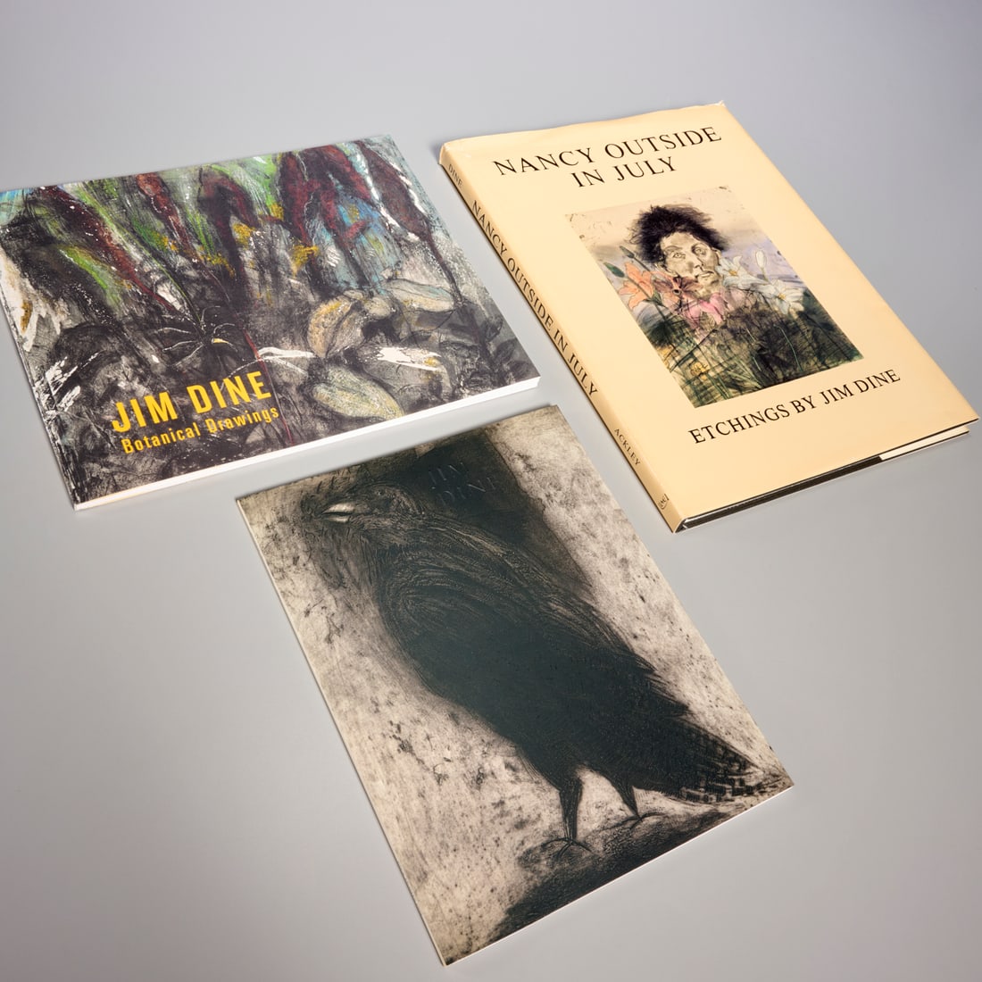 Jim Dine, (2) catalogues and a signed book (1 of 4)