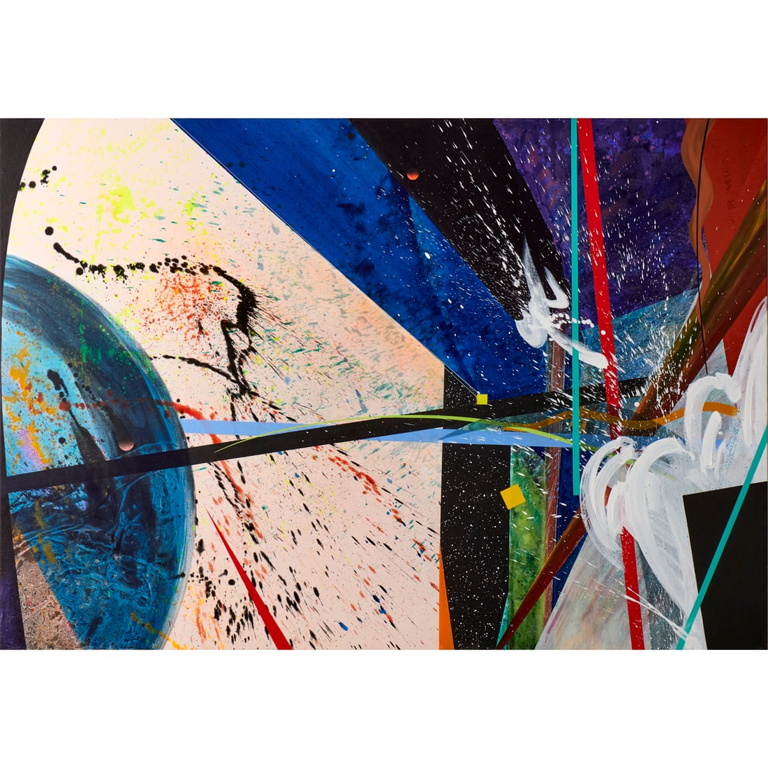 John Eric Broaddus, large acrylic on canvas (1 of 6)