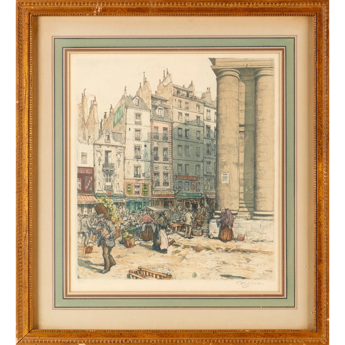 Tavik F. Simon, signed etching (1 of 8)