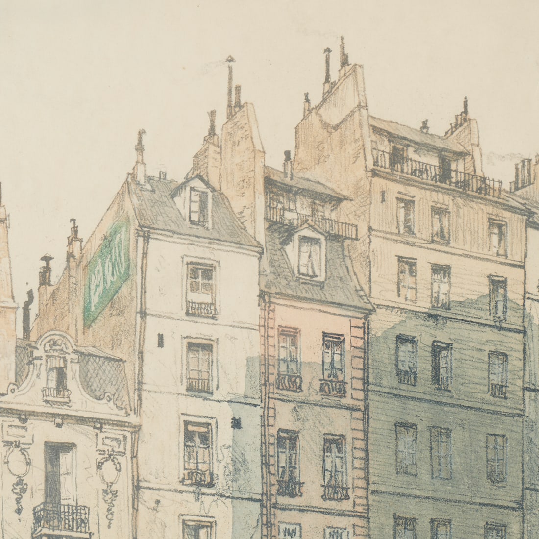 Tavik F. Simon, signed etching - 5