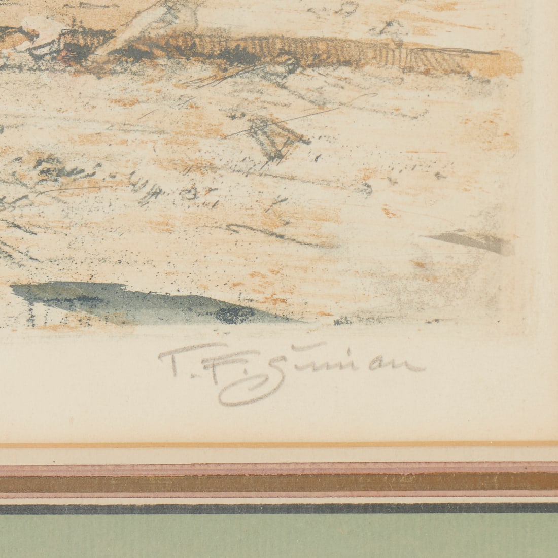 Tavik F. Simon, signed etching - 6