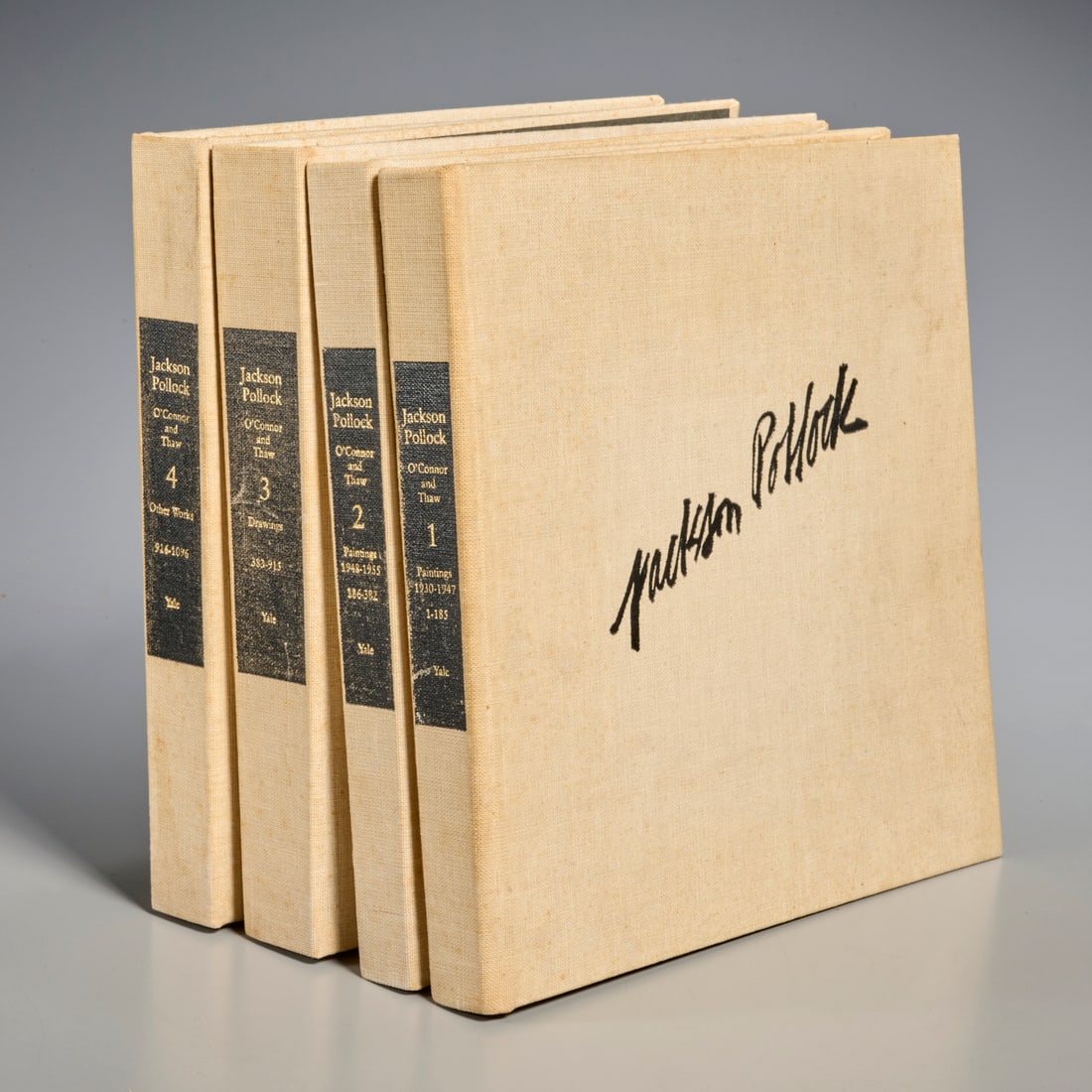 Jackson Pollock, Catalogue Raisonne (4) vols. 1978 (1 of 4)