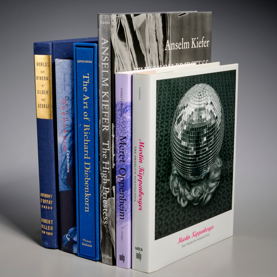 (6) Vols. Art books, incl. Kiefer, Diebenkorn: (6) Vols. Art books, incl. Kiefer, Diebenkorn, Incl. 1) Anselm Kiefer: The High Priestess, d'Offay; 2) The Art of Richard Diebenkorn, Whitney, in slipcase; 3) Worlds and Windows by Gilbert and