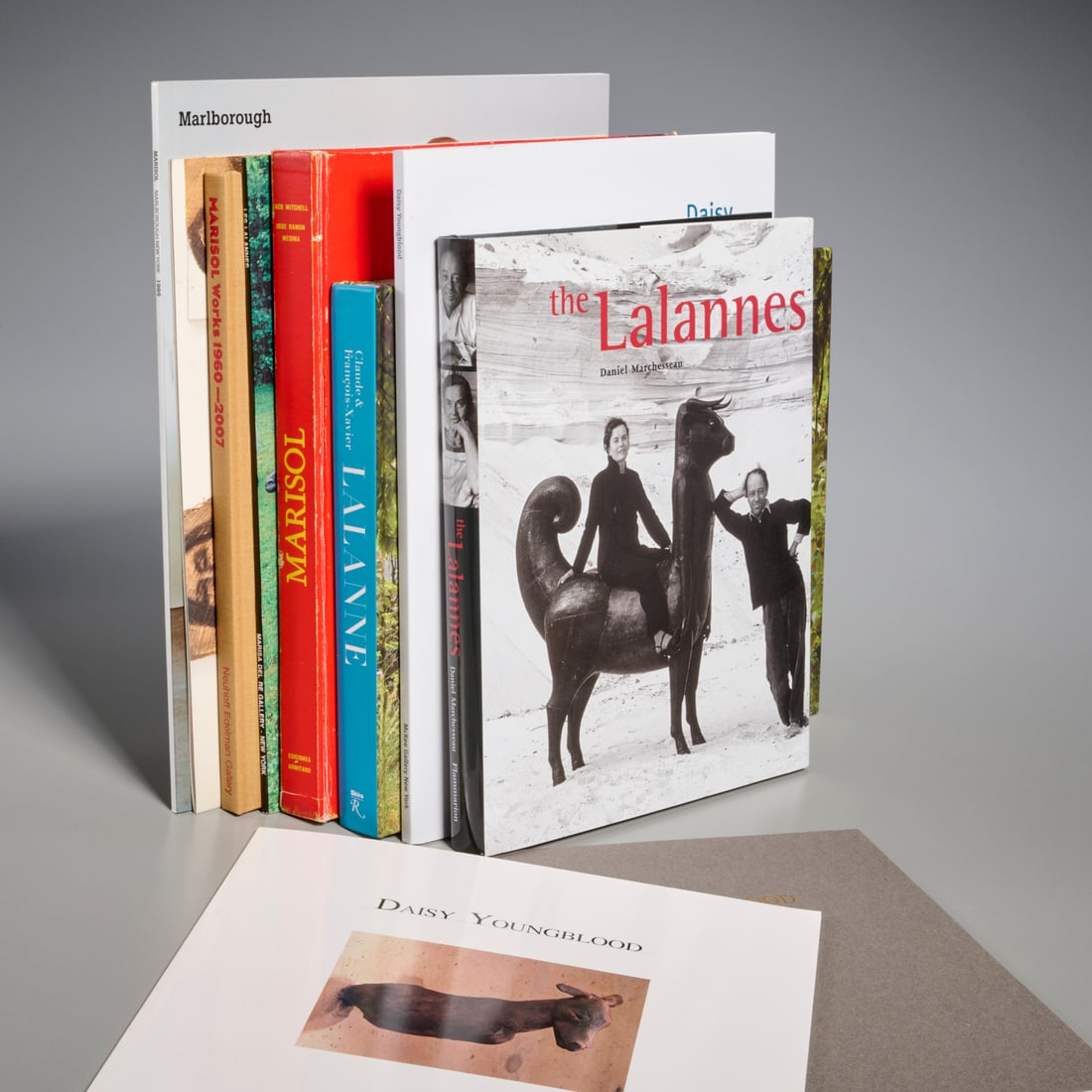 (10) Vols., Lalannes, Youngblood, Marisol: (10) Vols., Lalannes, Youngblood, Marisol, Incl. 1) Les Lalannes, Marisa Del Re, 1988; 2) The Lalannes, Flammarion, 1998; 3) Lalanne Art work Life, Skira/rizzoli2012; 4) Daisy Youngblood, Univ. of