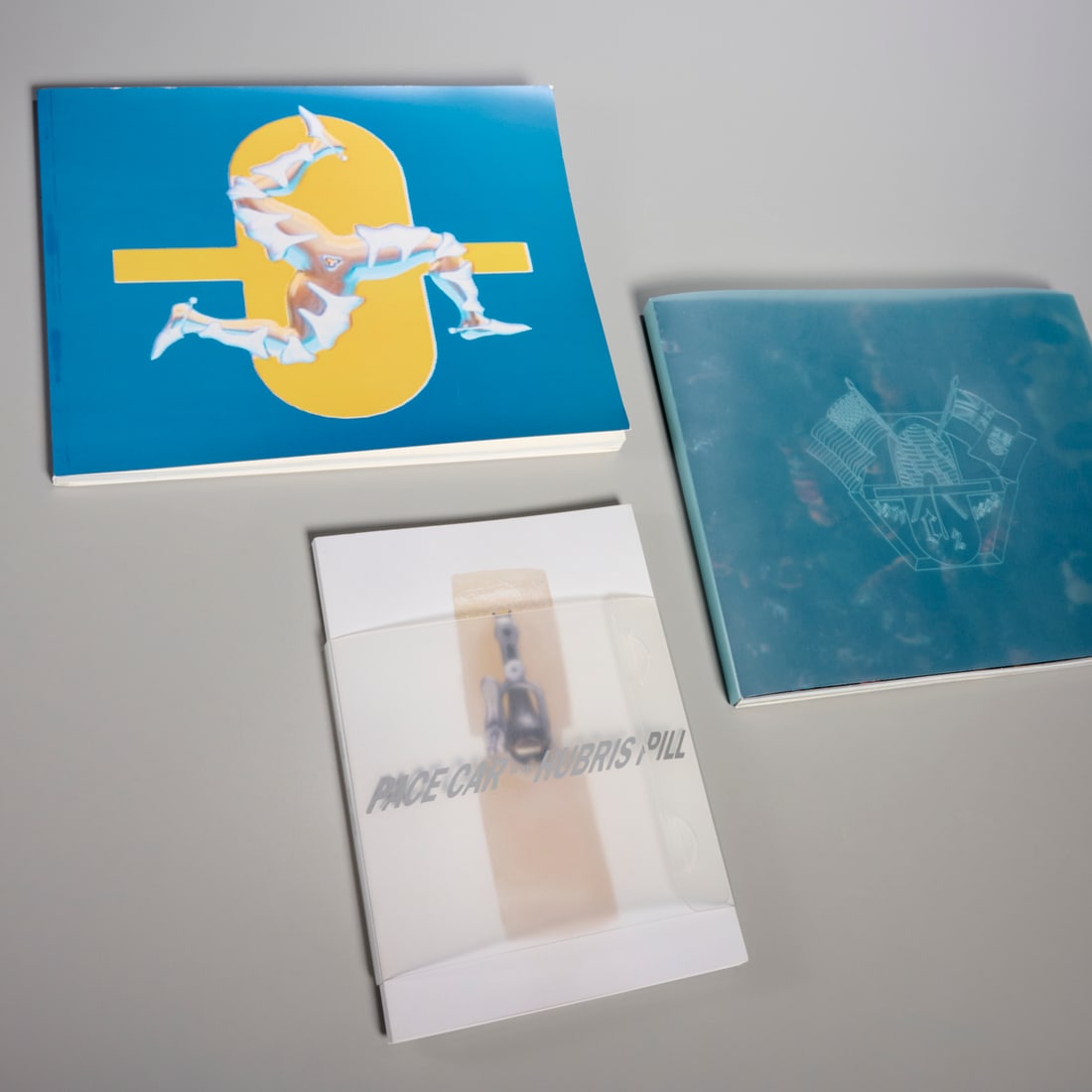 Matthew Barney, Cremaster 2, 4 and Pace Car: Matthew Barney, Cremaster 2, 4 and Pace Car, Cremaster 2, Walker Art Center, 1999, softcover book in embossed plastic cover; Cremaster 4, Fondation Cartier et. al., 1995, softcover; and, Pace Car for
