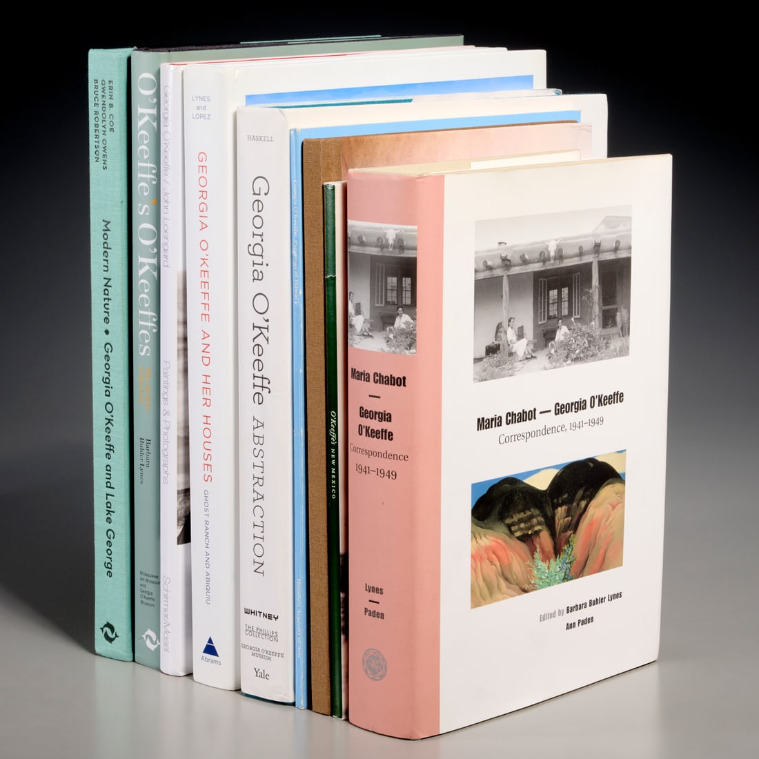 Georgia O'Keeffe, (9) books & catalogues (1 of 7)