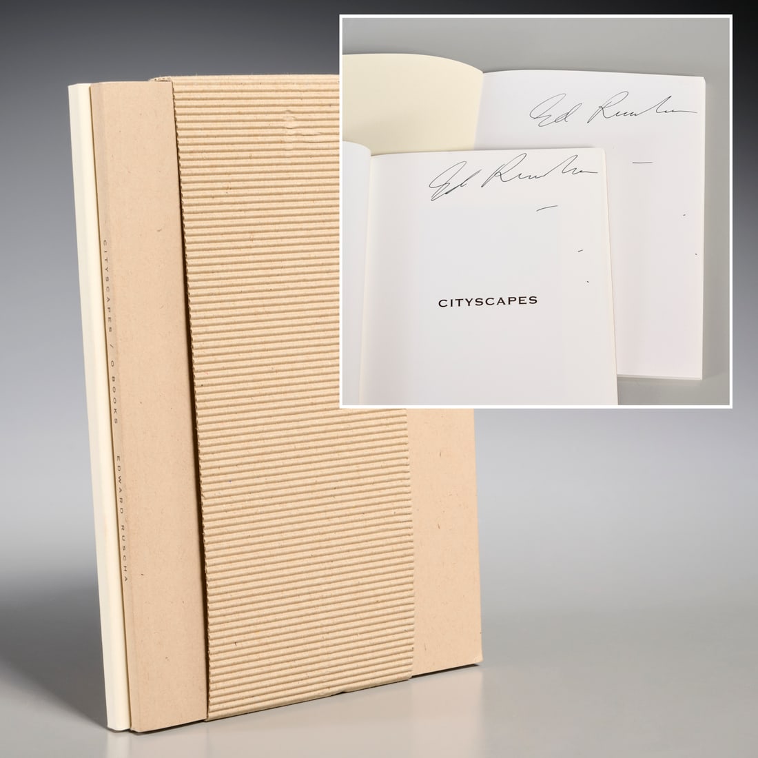 Ed Ruscha, "S Books" & "O Books", signed (1 of 7)